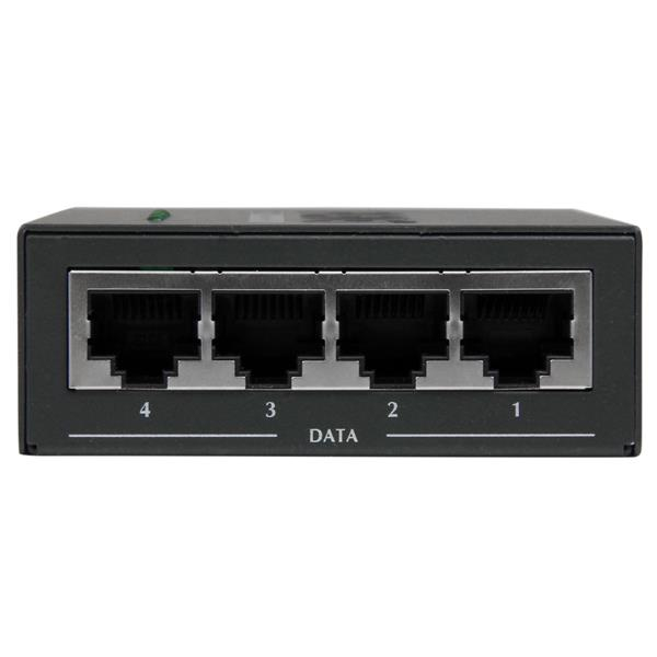 26891117_5277.jpg StarTech.com 4-Port Gigabit Midspan - PoE+ Injector - 802.3at/af