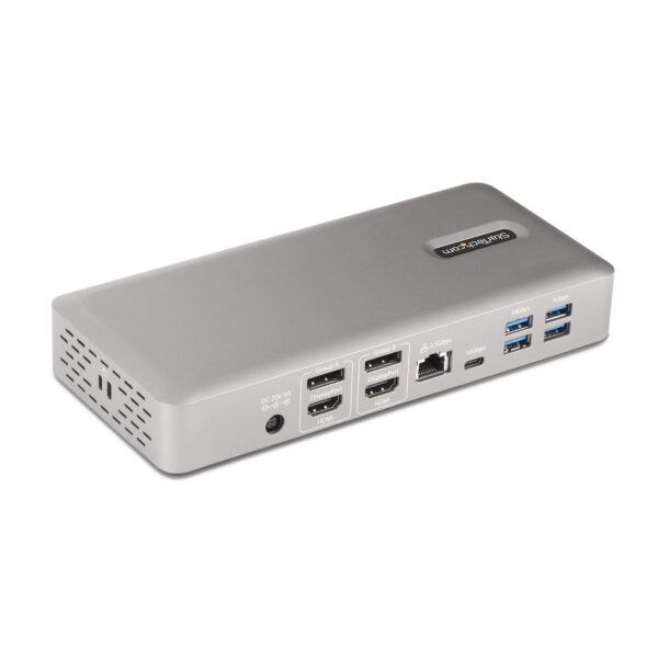 269ea01da1918f108ecf15400169d93c.jpg StarTech.com Universal USB4 & Thunderbolt 4 Docking Station, Quad Display on Windows, Dual Display on MacBook, HDMI DP Dock with 98W Laptop Charging