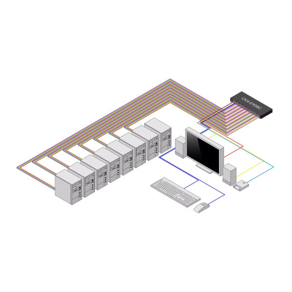 276e4441e58d37d68a470dd5e39cd6710aa6d2f4.jpg StarTech.com Secure 8-Port DVI KVM Switch, NIAP 4.0 Desktop KVM, Metal Housing, CAC Port, Made in the USA