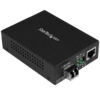 29245587_5591.jpg StarTech.com Gigabit Ethernet Fiber Media Converter - Compact - 850nm MM LC - 550m