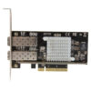 29368186_2737123675.jpg StarTech.com 2-Port 10G Fiber Network Card with Open SFP+ - PCIe, Intel Chip