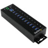 29868154_8440425715.jpg StarTech.com 10-Port Industrial USB 3.0 Hub - ESD and Surge Protection~10-Port USB 3.0 Hub - 5Gbps - Metal Industrial USB-A Hub with ESD & Surge Protection - Din Rail, Wall or Desk Mountable - TAA Compliant USB Expander Hub