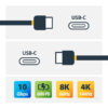 StarTech.com USB-C Cable - M/M - 1m (3ft) - USB 3.1 (10Gbps) - USB-IF Certified