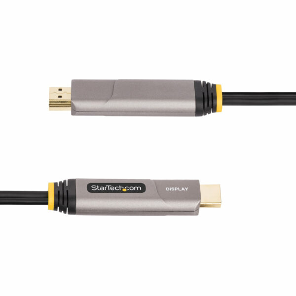 2d077865d8e991a03ed5f335572771b663dc588c.jpg StarTech.com 50ft (15.2m) USB-C to HDMI 2.0 Active Optical Cable (AOC), 4K 60Hz, CL3 Rated, Unidirectional USB Type-C to HDMI Adapter Cable