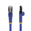 StarTech.com 1m Blue CAT8 Ethernet Cable, Snagless RJ45, 25G/40G, 2000MHz, 100W PoE++, S/FTP, 26AWG Pure Bare Copper Wire, LSZH, Shielded Network Patch Cord w/Strain Reliefs, Individually Tested