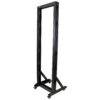 30348499_0517741372.jpg StarTech.com 2-Post 42U Mobile Open Frame Server Rack, Two Post 19in Network Rack with Wheels, Rolling Open Rack for AV/Data/Media/IT Equipment, Computer Rack for Home/Office Spaces - Casters Included
