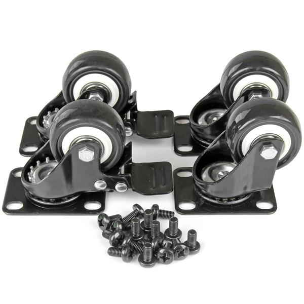 30348499_1773.jpg StarTech.com 2-Post 42U Mobile Open Frame Server Rack, Two Post 19in Network Rack with Wheels, Rolling Open Rack for AV/Data/Media/IT Equipment, Computer Rack for Home/Office Spaces - Casters Included