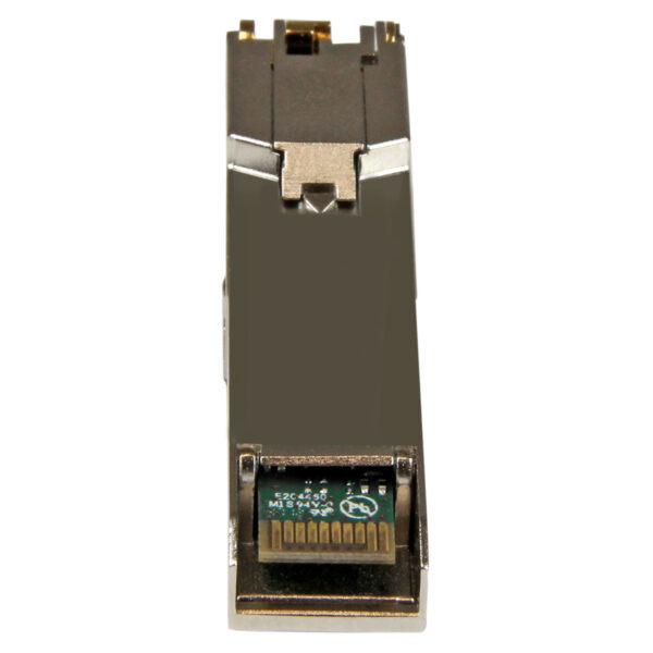 31710759_0317211427.jpg StarTech.com HP J8177C Compatible SFP Transceiver Module - 1000BASE-T~HPE J8177C Compatible SFP Module - 1000BASE-T - SFP to RJ45 Cat6/Cat5e - 1GE Gigabit Ethernet SFP - RJ-45 100m - HPE 1810, 1820, 2530