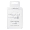 Samsung EP-DG930 USB cable USB 2.0 1.5 m USB A USB C/Micro-USB B White