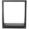 StarTech.com 2-Post 12U Heavy-Duty Desktop Server Rack, Small Open Frame 19in Computer Rack, Compact Network Rack for AV / Studio / Data / IT Equipment, TAA Compliant - Free Standing Two-Post Home/Office Rack