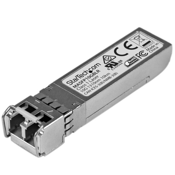 35446046_6512464823.jpg StarTech.com Cisco Meraki MA-SFP-10GB-LR Compatible SFP+ Transceiver Module - 10GBASE-LR~Cisco Meraki MA-SFP-10GB-LR Compatible SFP+ Module - 10GBASE-LR - 10GbE Single Mode Fiber SMF Optic Transceiver - 10GE Gigabit Ethernet SFP+ - LC 10km - 1310nm - DDM Cisco Meraki MS225, MX400, MS250