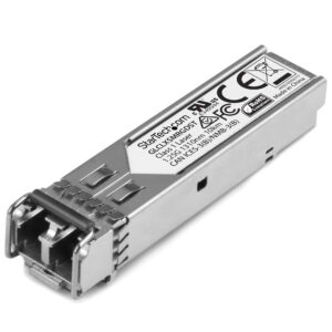 StarTech.com Cisco GLC-LX-SM-RGD Compatible SFP Transceiver Module - 1000BASE-LX~Cisco GLC-LX-SM-RGD Compatible SFP Module - 1000BASE-LX - 1GbE Single Mode Fiber SMF Optic Transceiver - 1GE Gigabit Ethernet SFP - LC 10km - 1310nm - DDM Cisco Firepower, ASR920, IE2000