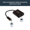35998983_8598094354.jpg StarTech.com USB C to DisplayPort Adapter - 4K 60Hz/8K 30Hz - USB Type-C to DP 1.4 HBR2 Adapter Dongle - Compact USB-C (DP Alt Mode) Monitor Video Converter - Thunderbolt 3 Compatible
