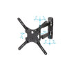 36687142_1957669169.jpg StarTech.com Full Motion TV Wall Mount - 32-55 inch (77lb/35kg) VESA Displays - Low Profile Universal Flat Screen TV Wall Mount - Heavy Duty Adjustable Tilt/Swivel Articulating Arm Bracket