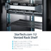 36687189_4951415381.jpg StarTech.com 1U Server Rack Shelf - Universal Vented Rack Mount Cantilever Tray for 19" Network Equipment Rack & Cabinet - Heavy Duty Steel - Weight Capacity 44lb/20kg - 10" Deep Shelf, Black