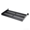 36687189_5725284628.jpg StarTech.com 1U Server Rack Shelf - Universal Vented Rack Mount Cantilever Tray for 19" Network Equipment Rack & Cabinet - Heavy Duty Steel - Weight Capacity 44lb/20kg - 10" Deep Shelf, Black