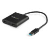 36957554_5030606349.jpg StarTech.com USB 3.0 to Dual HDMI Adapter, USB to 2x HDMI Monitor Converter for Windows (no support for macOS/ChromeOS/Linux) - TAA