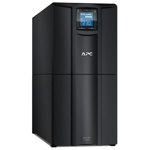 37037817_1926755217.jpg APC Smart-UPS C, Line Interactive, 3kVA, Tower, 230V, 8x IEC C13+1x IEC C19 outlets, USB and Serial communication, AVR, Graphic LCD