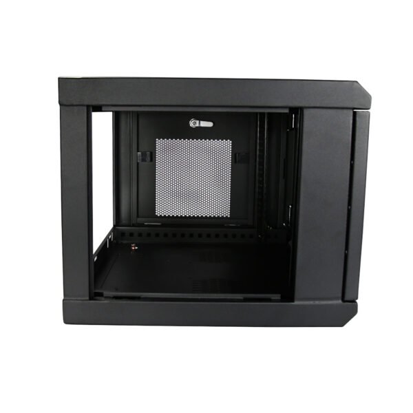 StarTech.com 2-Post 6U Wall Mount Network Cabinet with 1U Shelf, 19" Wall-Mounted Server Rack for Data / Networking / AV / Electronics / Computer Equipment, Small Vented Rack Enclosure