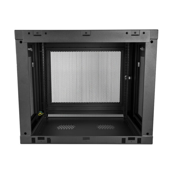 37260479_9928256910.jpg StarTech.com 2-Post 9U Wall Mount Network Cabinet with 1U Shelf, 19" Wall-Mounted Server Rack for Data / Networking / AV / Electronics / Computer Equipment, Small Vented Rack Enclosure