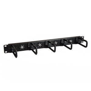 37480018_7380180413.jpg StarTech.com 1U 19" Cable Management Organizer - D Ring Hook Network/Server Rack Cord Manager - Data Center Horizontal Wire Panel with Passthrough Holes w/Mounting HW - EIA/ECA-310-E