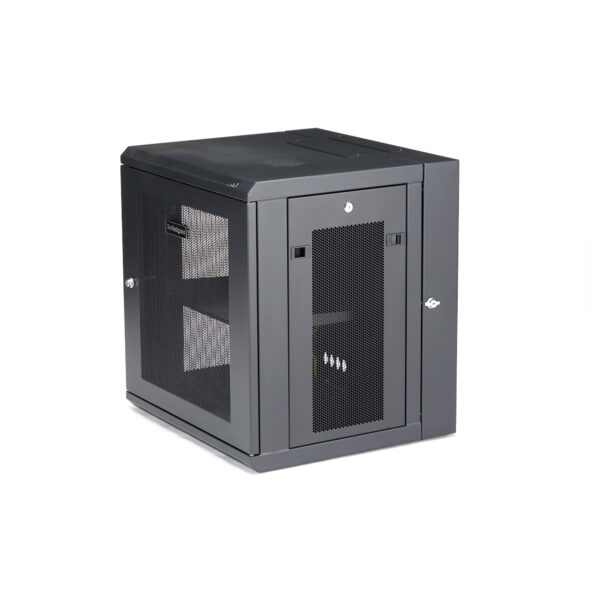 37605064_6571798463.jpg StarTech.com 4-Post 12U Wall Mount Network Cabinet with 1U Shelf, 19" Hinged Wall-Mounted Server Rack for Data / AV / Electronics / Computer Equipment, Flexible Vented Rack Enclosure