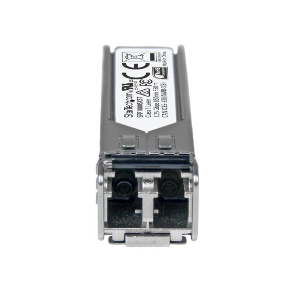 37605068_4972599799.jpg StarTech.com MSA Compliant SFP Transceiver Module - 1000BASE-SX~MSA Uncoded SFP Module - 1000BASE-SX - 1GbE Multi Mode Fiber (MMF) Optic Transceiver - 1GE Gigabit Ethernet SFP - LC 550m - 850nm - DDM