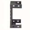 StarTech.com 12U 19" Wall Mount Network Rack - 12" Deep 2 Post Open Frame Server Room Rack for Data/AV/IT/Computer Equipment/Patch Panel with Cage Nuts & Screws 200lb Capacity, Black (RK12WALLO)