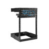 StarTech.com 15U 19" Wall Mount Network Rack - Adjustable Depth 12-20" 2 Post Open Frame Server Room Rack for AV/Data/ IT Communication/Computer Equipment/Switch w/Cage Nuts & Screws