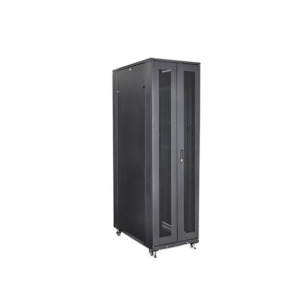 StarTech.com 4-Post 42U Server Rack Cabinet, 19" Data Rack Cabinet for Computer / AV / IT Equipment mount, Rack Server Enclosure with Casters, Full Size Industrial Network Storage