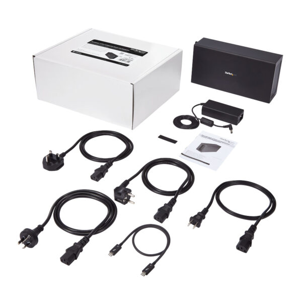 38039142_1856489057.jpg StarTech.com Thunderbolt 3 PCIe Expansion Chassis, External Enclosure with One PCI Express Slot, PCIe Box for Laptops/Desktops/All-In-Ones, 5K/4K Output Via TB3/DP Ports, TAA Compliant