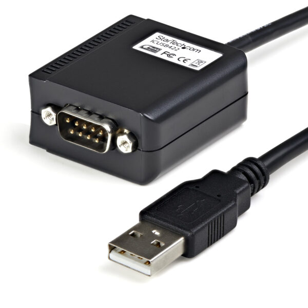3849601_6423655404.jpg StarTech.com 6ft (1.8m) 1-Port Professional RS422/485 USB Serial Cable Adapter with COM Retention, USB to RS422 Adapter - TAA
