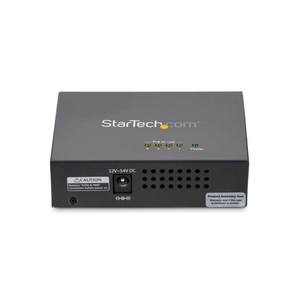 40bc6e61b6bc3e10532cb805772f0afd9cf17852.jpg StarTech.com 4-Port Gigabit Midspan - PoE+ Injector - 802.3at/af
