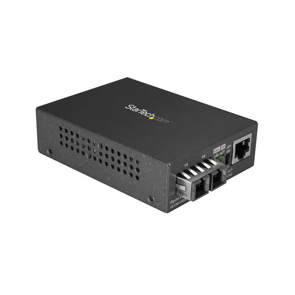 42895188_2332273626.jpg StarTech.com Gigabit Ethernet to SC Fiber Media Converter - 1000Base-LX - Single-mode - 10 km