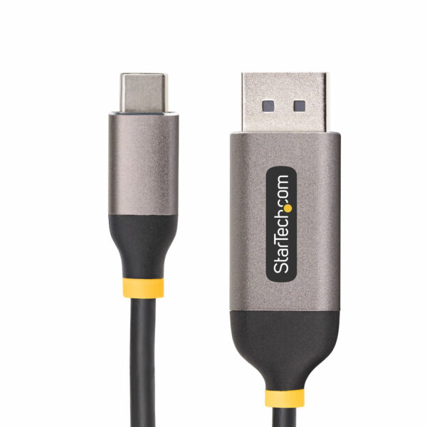 447deb946cb68db731ff8826f54776ee4d7a30b8.jpg StarTech.com 10ft (3m) USB-C to DisplayPort Adapter Cable, 8K 60Hz, 4K 144Hz, HDR, USB Type-C to DP 1.4 Video Converter Cable, USB4/Thunderbolt 3/4 Compatible