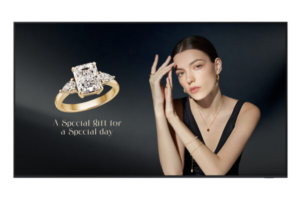 Samsung QH115F-X Digital signage flat panel 2.92 m (115") LCD Wi-Fi 1000 cd/m² 4K Ultra HD Black Tizen 24/7