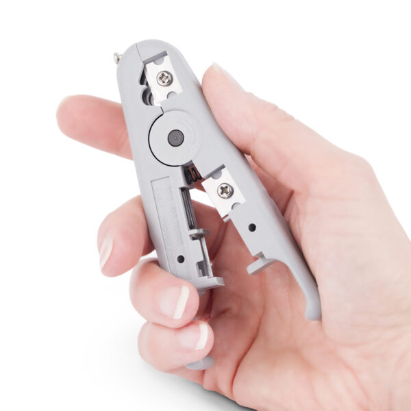 47813e456dbfa2264ca217512f0680f15e086fba.jpg StarTech.com Network Cable Stripper and Cutter, Professional Wire Stripper for UTP/FTP/STP/Coax Cables, Rotary Wire Stripping and Cutting Tool