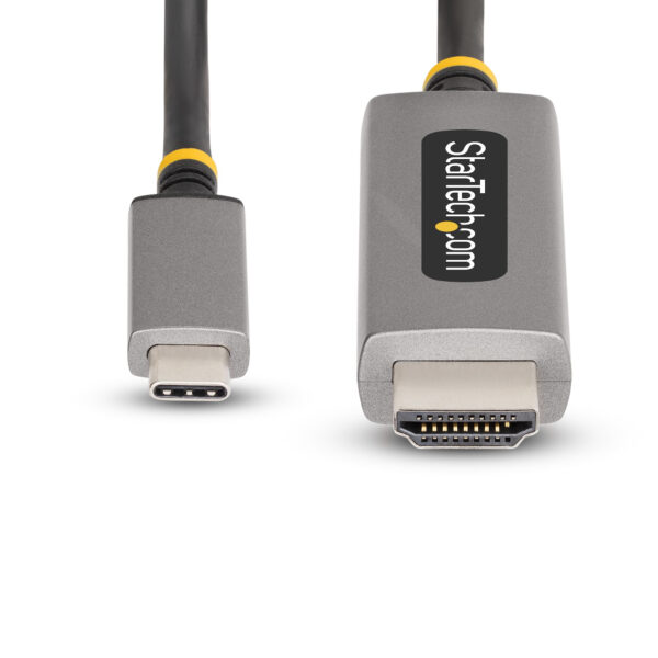 4e2189a6098e9fd6909f32d6b76bd92f.jpg StarTech.com 10ft (3m) USB-C to HDMI Adapter Cable, 8K 60Hz, 4K 144Hz, HDR10, USB Type-C to HDMI 2.1 Video Converter Cable, USB-C DP Alt Mode/USB4/Thunderbolt 3/4 Compatible - USB-C Laptop to HDMI Monitor