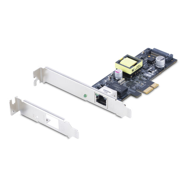 5474ee8ff0ea600555c9b2279ed5bd34.jpg StarTech.com 1-Port 2.5Gbps NBASE-T PoE Network Card, Intel I225-V, 802.3af/at PoE+ Multi-Gigabit NIC, PCI Express Server LAN Card, SATA Powered Desktop Ethernet Interface - Supports Windows, Linux
