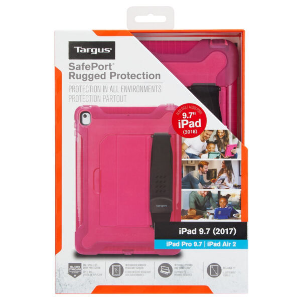 58488466_7188371862.jpg Targus SafePort 24.6 cm (9.7") Cover Pink