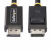 5873bafe875f40322b04c3100fd708abece24399.jpg StarTech.com 1m DisplayPort 2.1 Cable, VESA Certified DP80 DisplayPort Cable w/UHBR20/HDR/DSC 1.2a/HDCP 2.2, 16K/8K 60Hz, 4K 240Hz, 80Gbps, DP 2.1 Cable, UHD Monitor Cord, M/M
