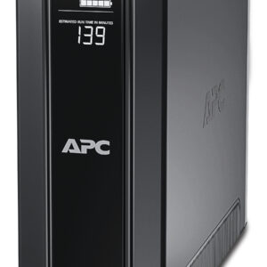 5879186_6333492891.jpg APC Back-UPS Pro, 1500VA/865W, Tower, 230V, 10x IEC C13 outlets, AVR, LCD, User Replaceable Battery