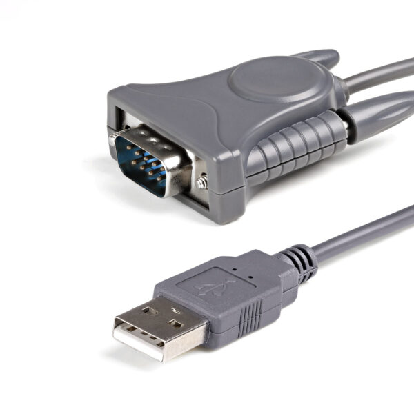 5893900_5214483241.jpg StarTech.com 3ft (91cm) 1-Port USB to Serial Cable, DB9/DB25 RS232 to USB Converter, Prolific, USB to Serial Adapter