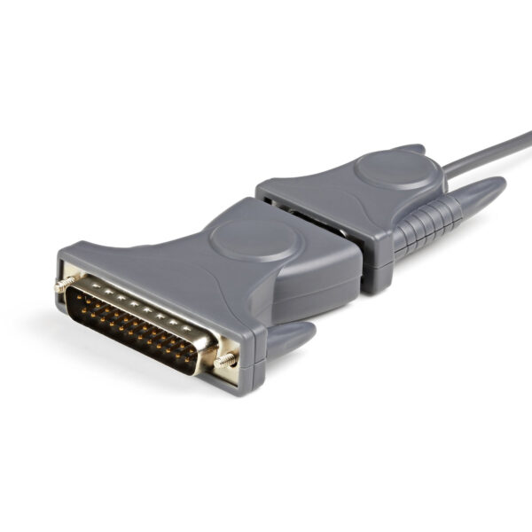 5893900_5440059716.jpg StarTech.com 3ft (91cm) 1-Port USB to Serial Cable, DB9/DB25 RS232 to USB Converter, Prolific, USB to Serial Adapter
