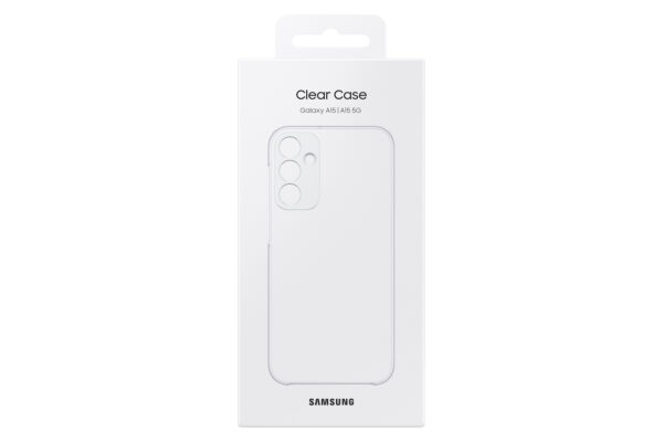 Samsung EF-QA256CTEGWW mobile phone case 16.5 cm (6.5") Cover Transparent