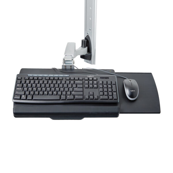 5a68f9d04e6c0a29137047618cb59918.jpg StarTech.com Wall Mount Workstation, VESA Mount For 32" Monitors (22lb/10kg), Fully Articulating Single Monitor Mount & Keyboard Tray w/Desktop Computer/PC Bracket, Standing Desk