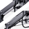 5cbb8851451ce050e7081f5144bc70276345c565.jpg StarTech.com Crossbar Triple Monitor Desk Mount For Up To Three 27in Screens, VESA 75x75/100x100, Tool-Less Arm Adjustments, C-Clamp/Grommet, Spring-Assisted Arm
