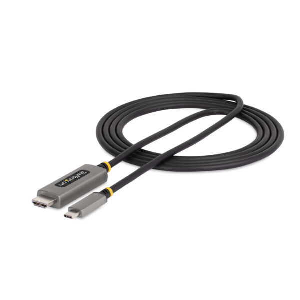 5cd9f357bca6a712a6fe219b533a02cd.jpg StarTech.com 6ft (2m) USB-C to HDMI Adapter Cable, 8K 60Hz, 4K 144Hz, HDR10, USB Type-C to HDMI 2.1 Video Converter Cable, USB-C DP Alt Mode/USB4/Thunderbolt 3/4 Compatible - USB-C Laptop to HDMI Monitor
