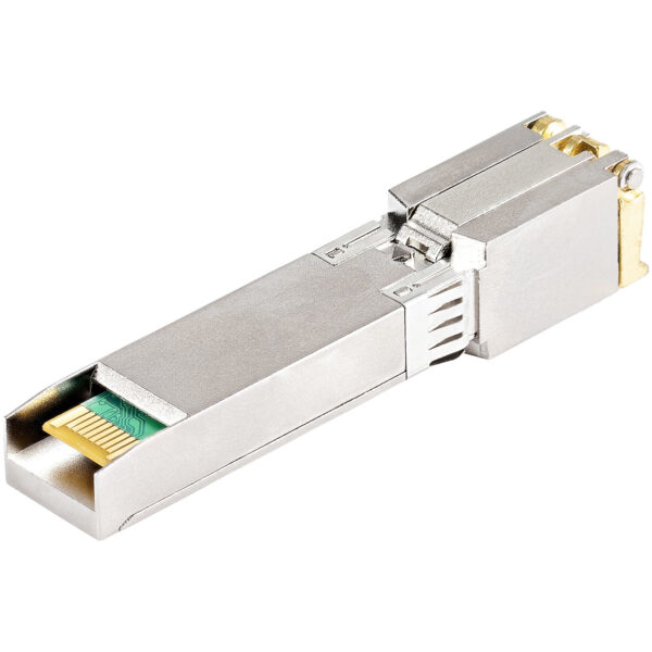 60162819_1703617673.jpg StarTech.com Cisco SFP-10GB-TC Compatible SFP+ Module - 10GBASE-T - SFP to RJ45 Cat6/Cat5e - 10GE Gigabit Ethernet SFP+ - RJ-45 30m - Cisco Firepower, ASR1000, ASR9000