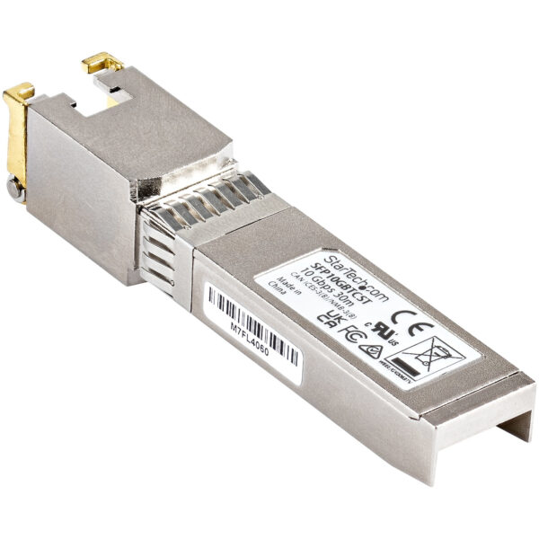 60162819_2546492338.jpg StarTech.com Cisco SFP-10GB-TC Compatible SFP+ Module - 10GBASE-T - SFP to RJ45 Cat6/Cat5e - 10GE Gigabit Ethernet SFP+ - RJ-45 30m - Cisco Firepower, ASR1000, ASR9000
